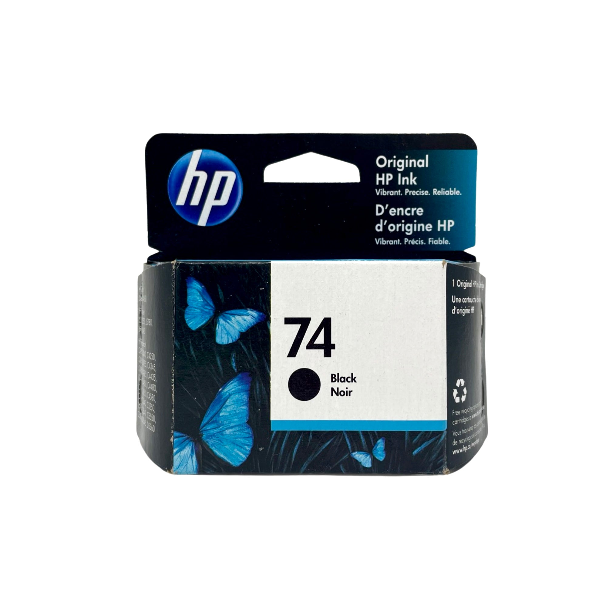 Genuine HP 74 Black Cartridge, Standard Yield (CB335WN)