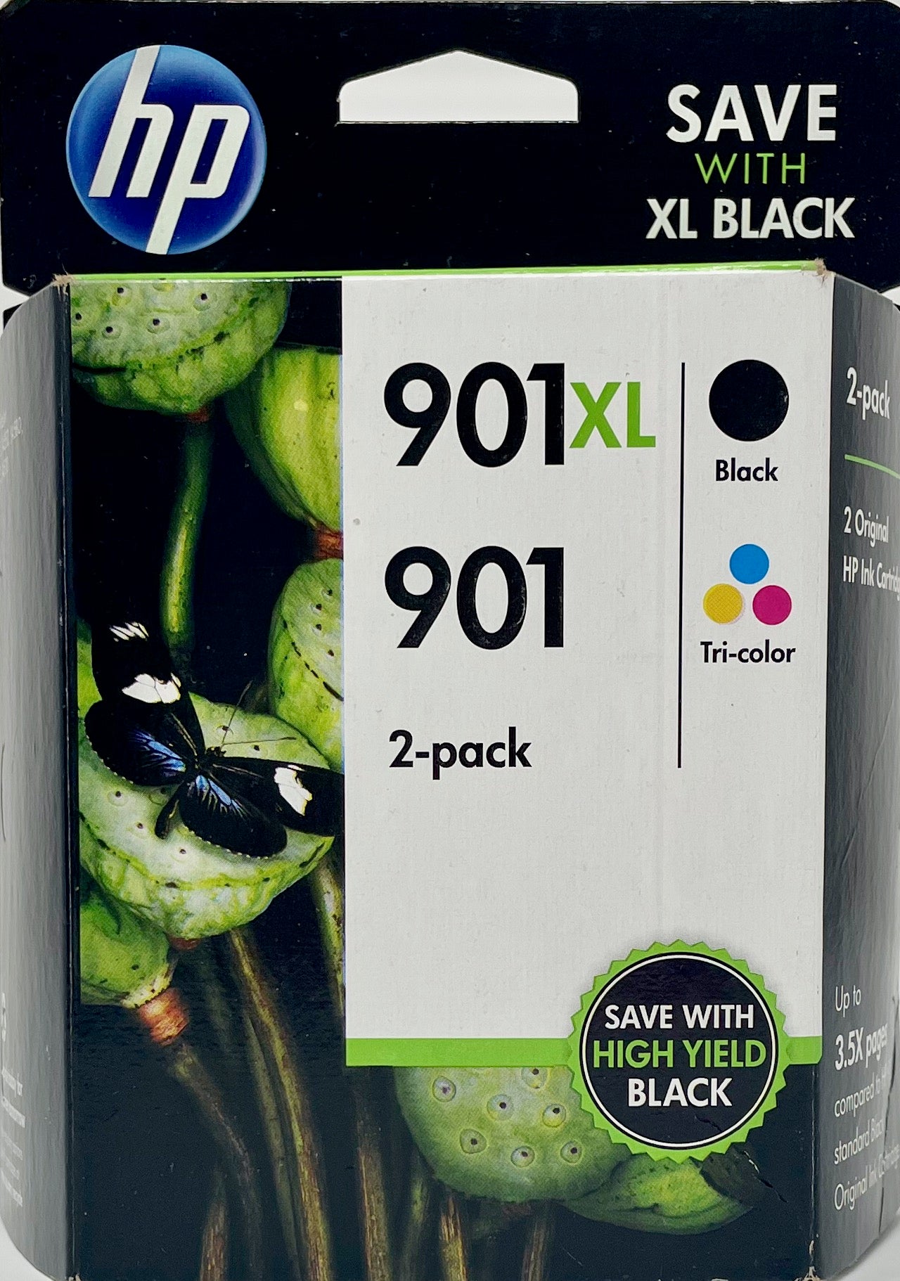Genuine HP 901XL Black 901 Tri-Color Ink Cartridges