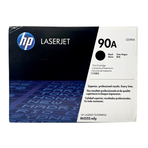 HP 90A CE390A, Cartuccia Toner Originale da 12500 Pagine, Compatibile con la Stampante LaserJet Enterprise M4555MFP, Nero
