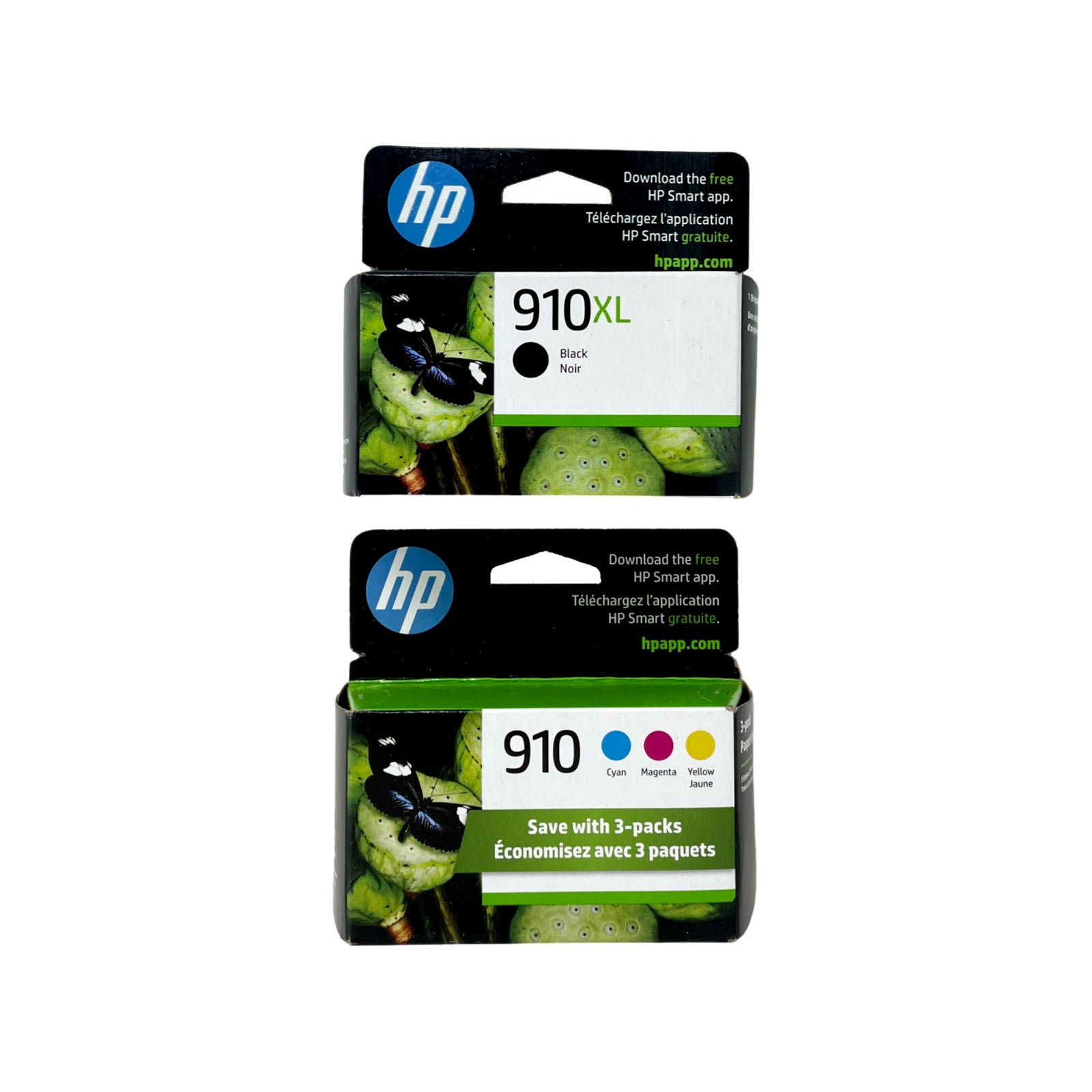 HP 910XL / HP 910 High Yield Ink Combo 4 Pack Black Cyan Magenta