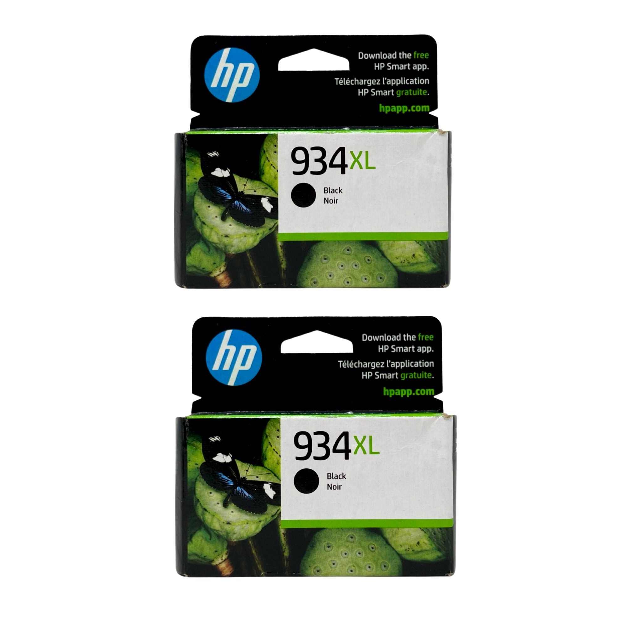 HP 934XL High Yield Ink 2 Pack - Black - Original HP Ink Cartridges