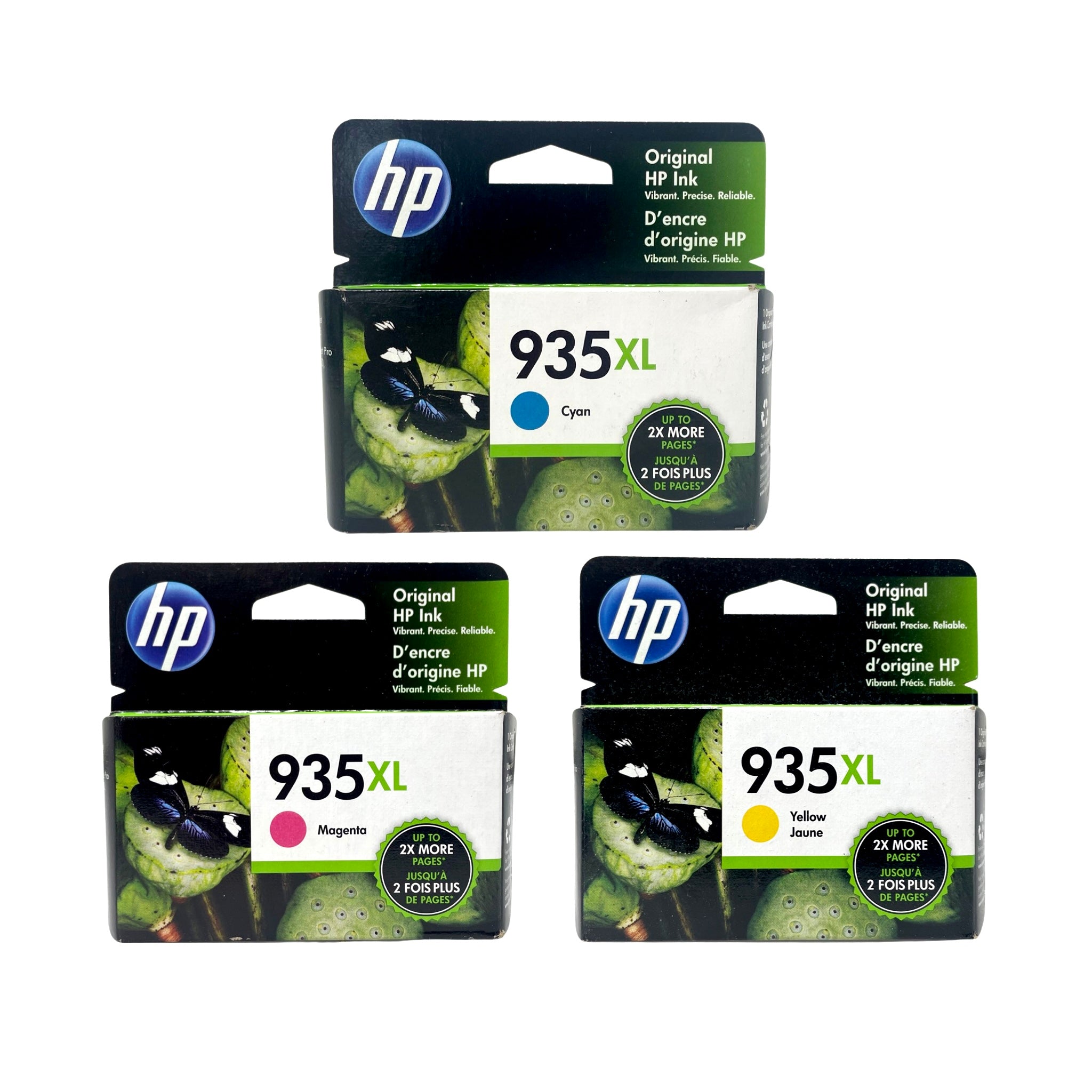 HP 935XL High Yield Ink 3 Pack - Tri Color - Original HP Ink Cartridges