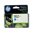 Genuine HP 952XL Cyan Ink Cartridge, High Yield (L0S61AN