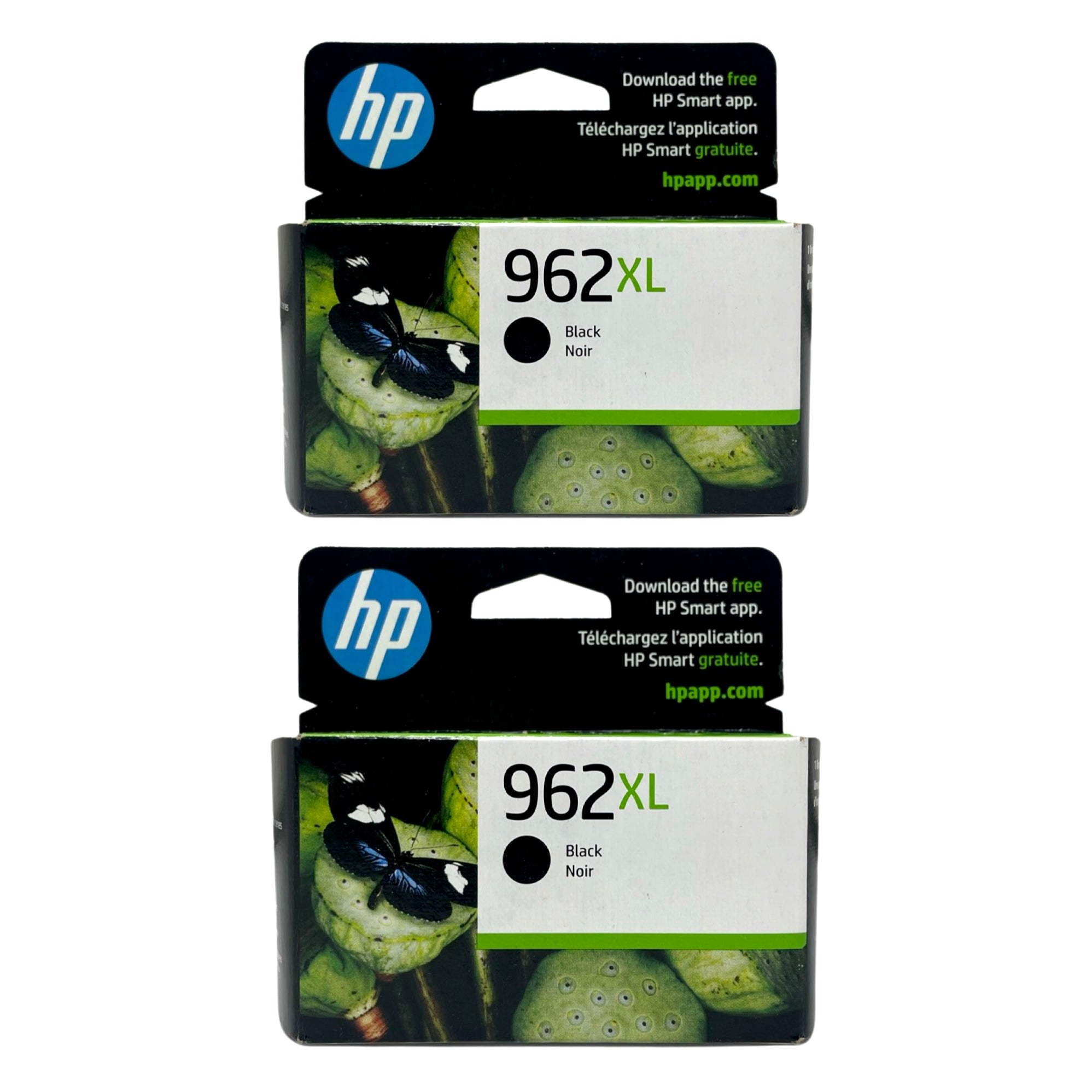 HP 962XL High Yield Ink 2 pack – Black - Original HP Ink Cartridges