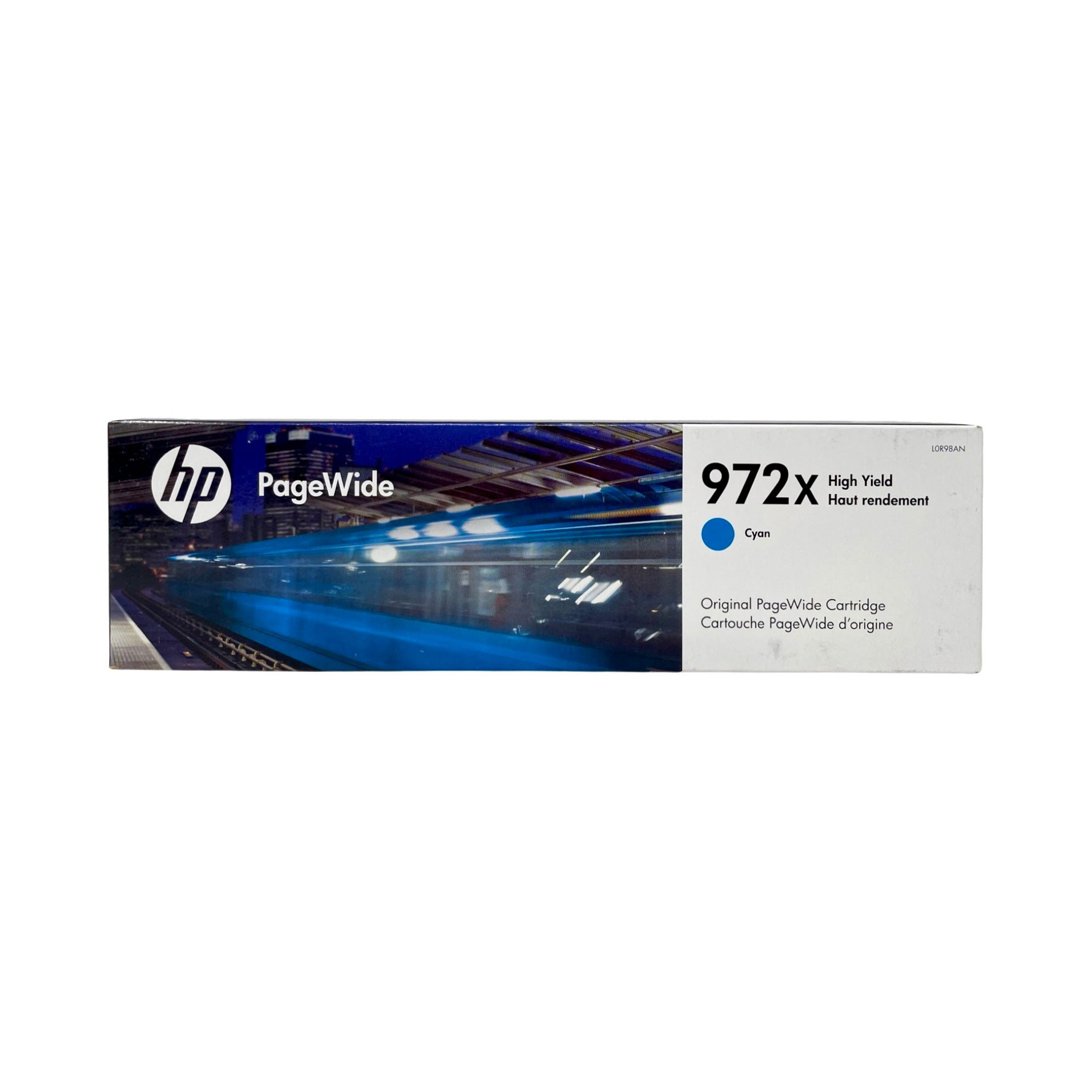 Genuine HP 972X PageWide Cyan High-Yield Ink Cartridge L0R98AN