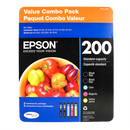Genuine Epson T200 Series Ink Cartridge, Black/Cyan/Magenta/Yellow (5 ct.)