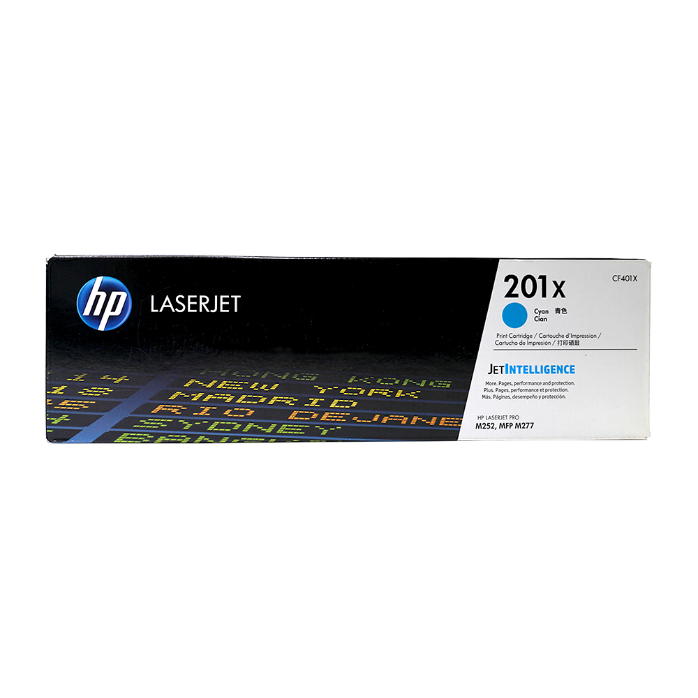 HP 201X High Yield Toner - CF401X - Cyan - Original HP LaserJet Toner