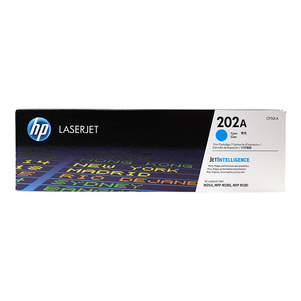 Genuine HP 202A Cyan CF501A LaserJet Toner Cartridge