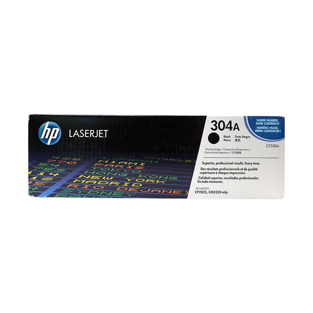 Genuine HP 304A Black CC530A LaserJet Toner Cartridge