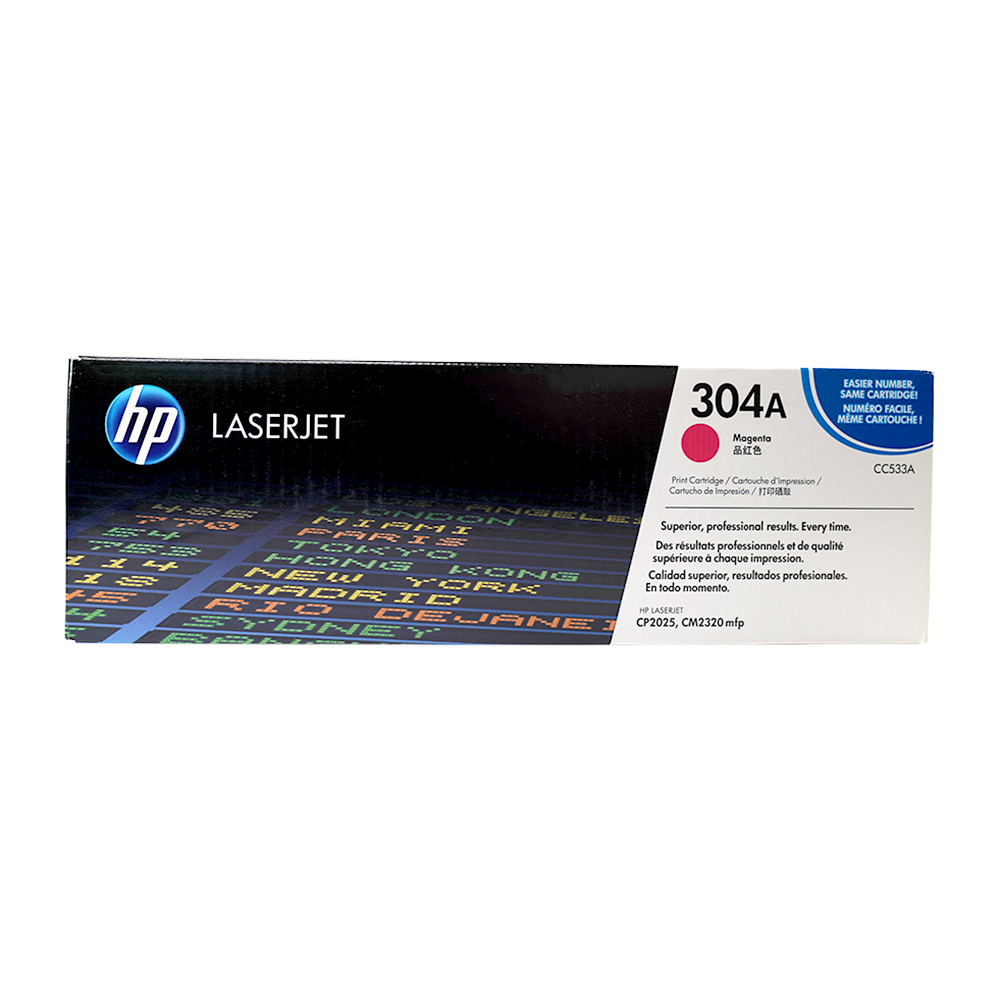HP 304A Toner - CC533A - Magenta - Original HP LaserJet Toner Cartridg