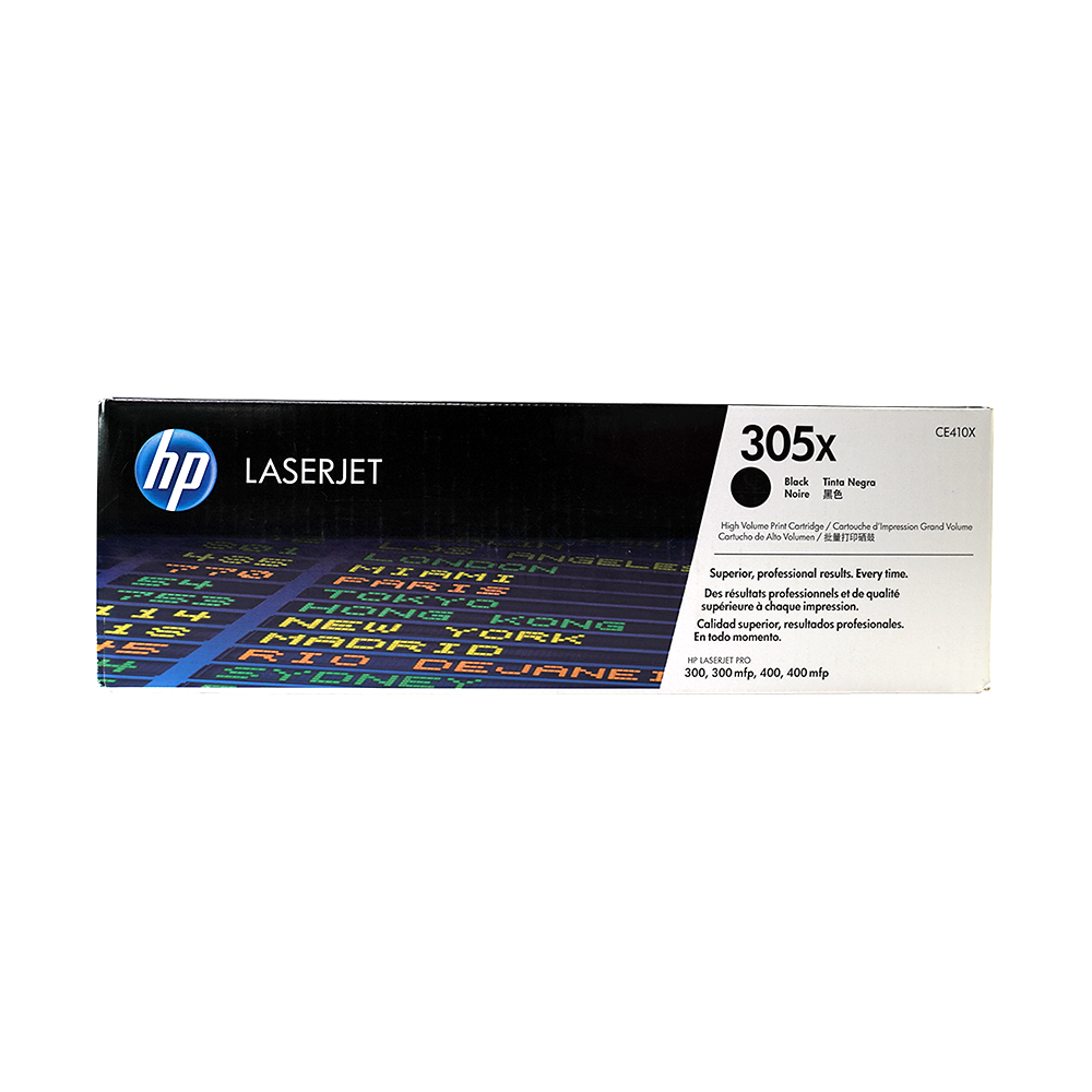 Genuine HP 305X Black CE410X High-Yield LaserJet Toner Cartridge