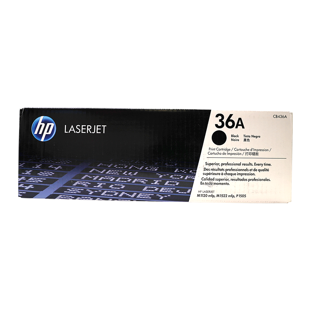 Genuine HP 36A CB436A Black LaserJet Toner Cartridge
