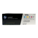 Genuine HP 410A CF251AM LaserJet Toner Cartridges Tri-Color 3-Pack Cyan Magenta Yellow