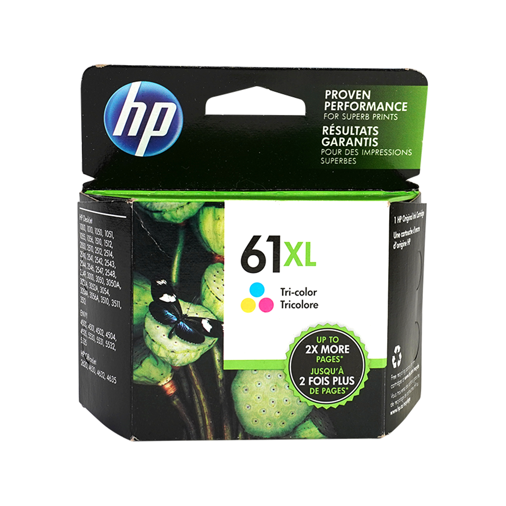 HP 61XL Tri-Color Ink Cartridge – CH564WN – Expired 04/2023 HP 61XL Tri-Color Ink Cartridge – CH564WN – Expired 04/2023