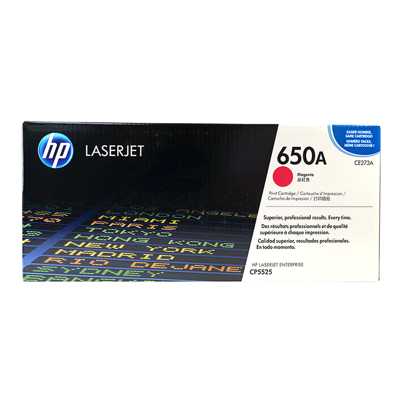 HP 650A Toner - CE273A - Magenta - Original HP LaserJet Toner Cartridg