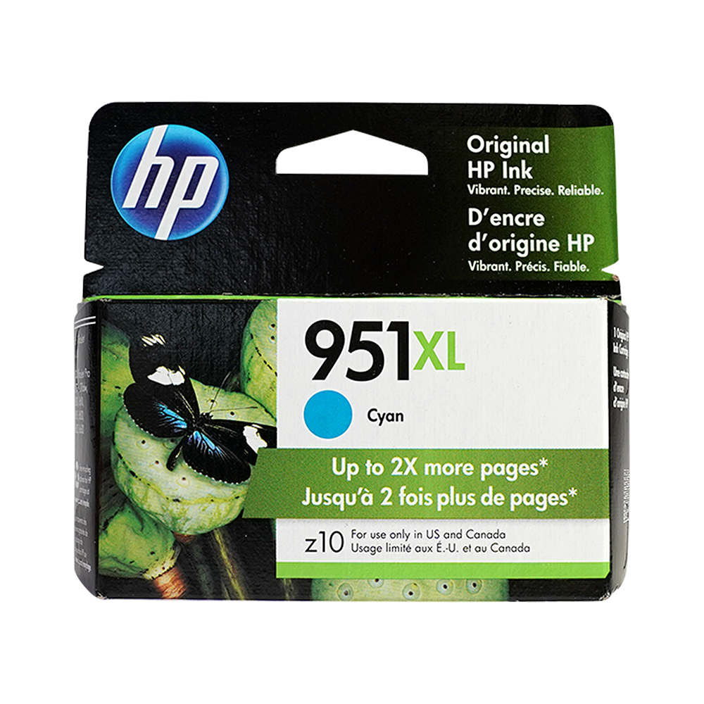 Genuine HP 951XL Cyan High-Yield Ink Cartridge