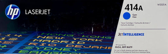 Genuine HP 414A W2021A Cyan LaserJet Toner Cartridge
