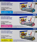 Brother TN-221 Toner Cartridge 3 Pack