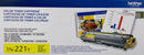 Brother TN-221Y Yellow Toner Cartridge