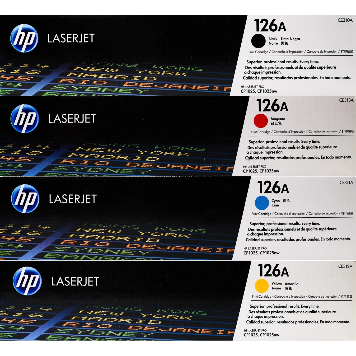 Print-Klex Toner Sparset kompatibel für HP CE310A CE311A CE312A CE313A Print-Klex Toner Sparset kompatibel für HP CE310A CE311A CE312A CE313A