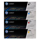 HP 131X / HP 131A Toner 4 Pack - CF210X CF211A CF212A CF213A - Black Cyan Magenta Yellow - Original HP LaserJet Toner Cartridges