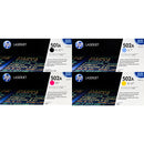 HP 501A / HP 502A Toner SET - Combo 4 Pack - Q6470A Q6471A Q6472A Q6473A - Black Cyan Magenta Yellow - Original HP LaserJet Toner Cartridges