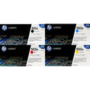 HP 501A / HP 503A Toner SET - Combo 4 Pack - Q6470A Q7581A Q7582A Q7583A - Black Cyan Magenta Yellow - Original HP LaserJet Toner Cartridges