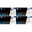 HP 504X / HP 504A Toner SET - Combo 4 pack - CE250X CE251A CE252A CE253A - High Yield Black / Standard Yield Cyan Magenta Yellow - Original HP Toner