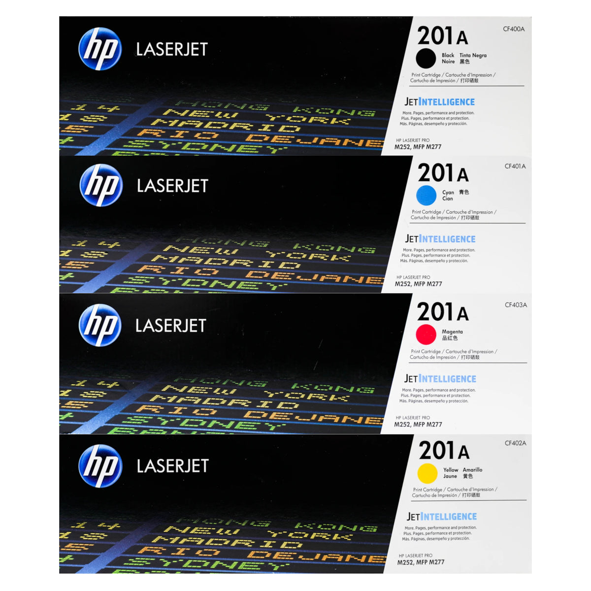 Toner Compatibili HP LaserJet Pro M252 Kit 4 Toner Compatibili Per Hp Laserjet Pro M252n M252dw M277n N 762113 - Foto 5