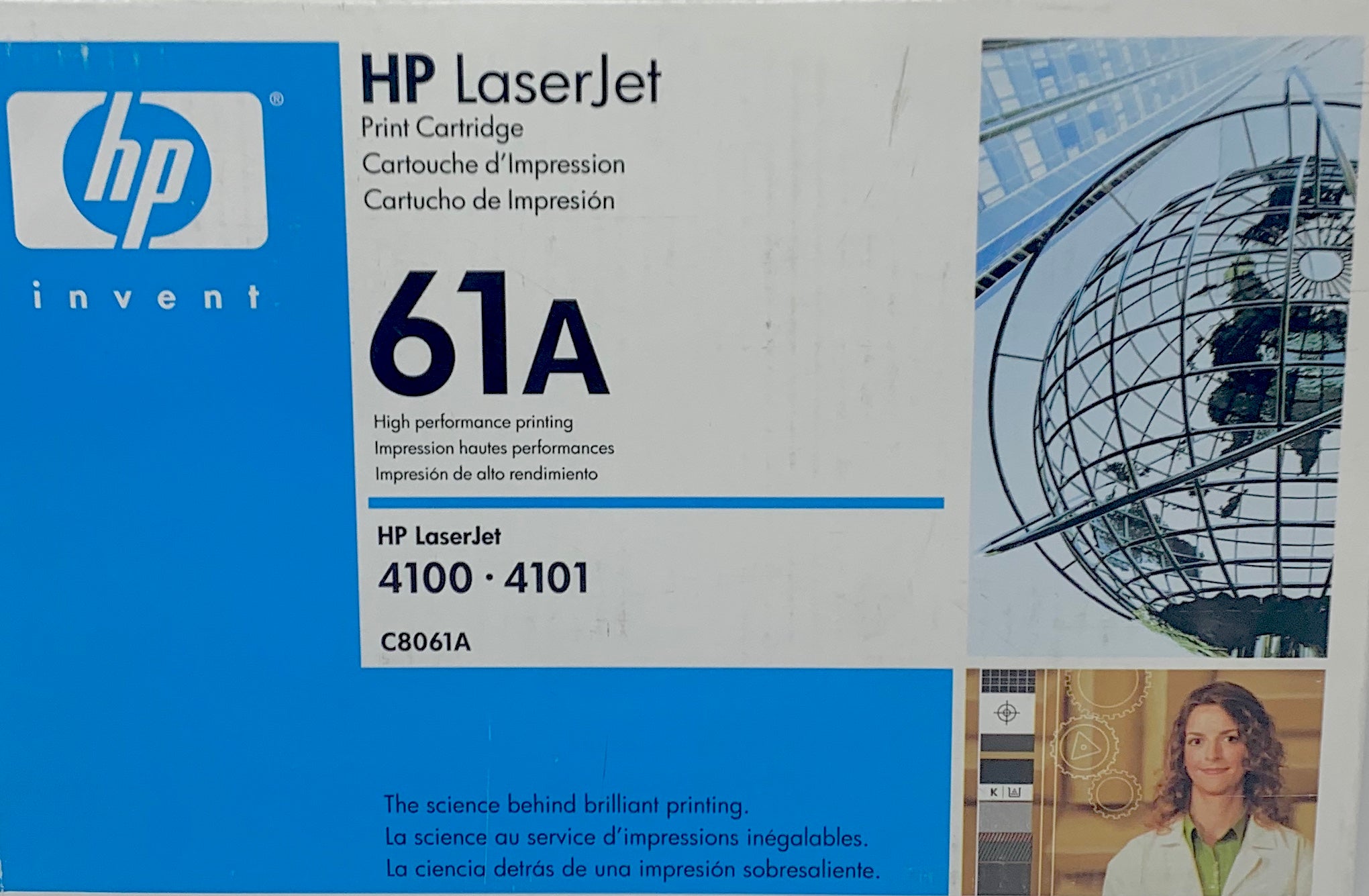 Genuine HP 61A C8061A Black LaserJet Toner Cartridge
