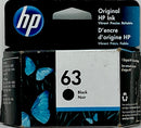 Genuine HP 63 Black Ink Cartridge, Standard (F6U62AN)
