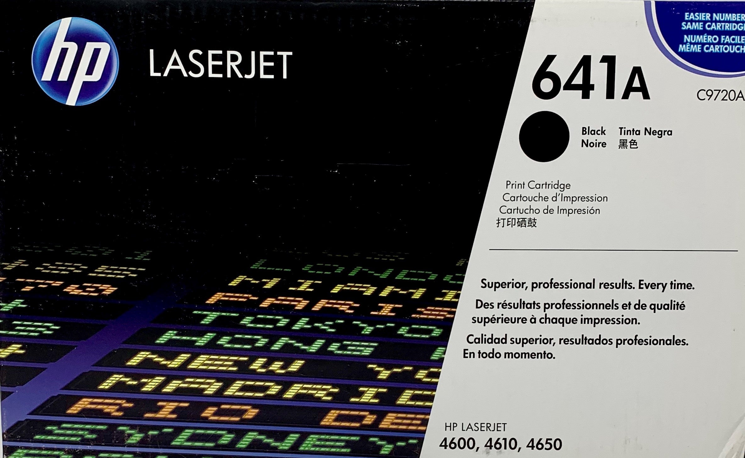 Genuine HP 641A Black C9720A LaserJet Toner Cartridge