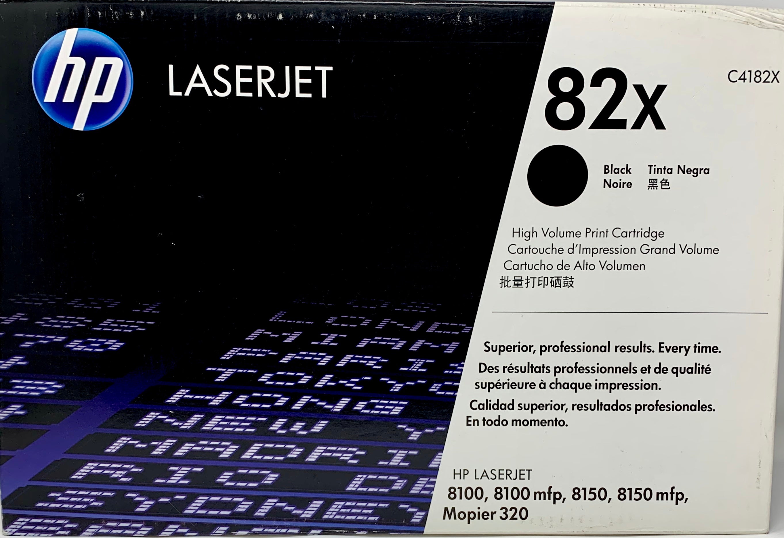 Genuine HP 82X C4182X Black High-Yield LaserJet Toner Cartridge