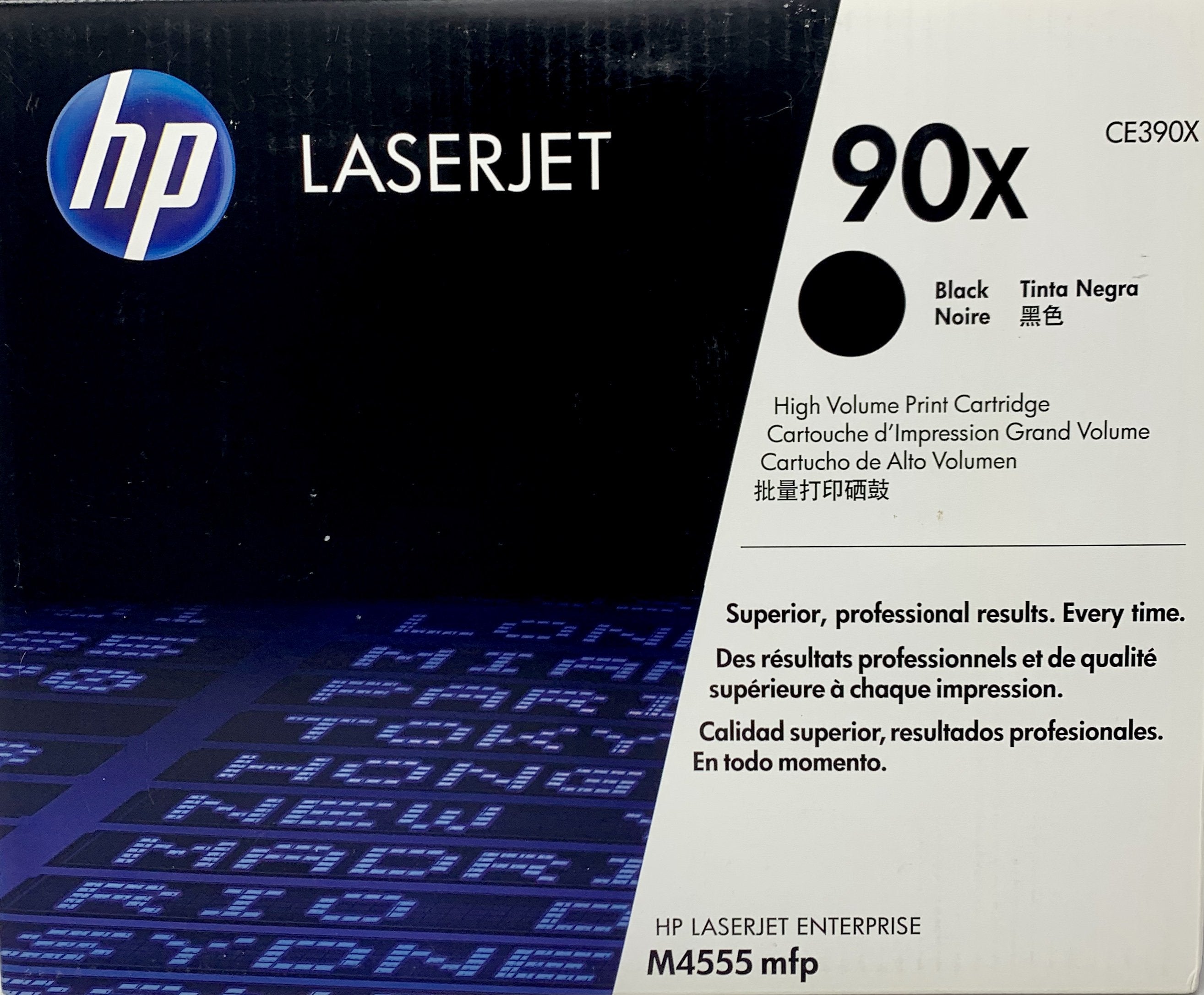 Genuine HP 90X CE390X Black High-Yield LaserJet Toner Cartridge