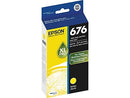 Genuine Epson 676XL Yellow Ink Cartridge, High Yield (T676XL420-S)